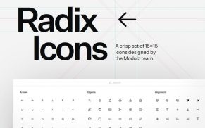 Radix Icons: Scharfe und minimalistische Symbole