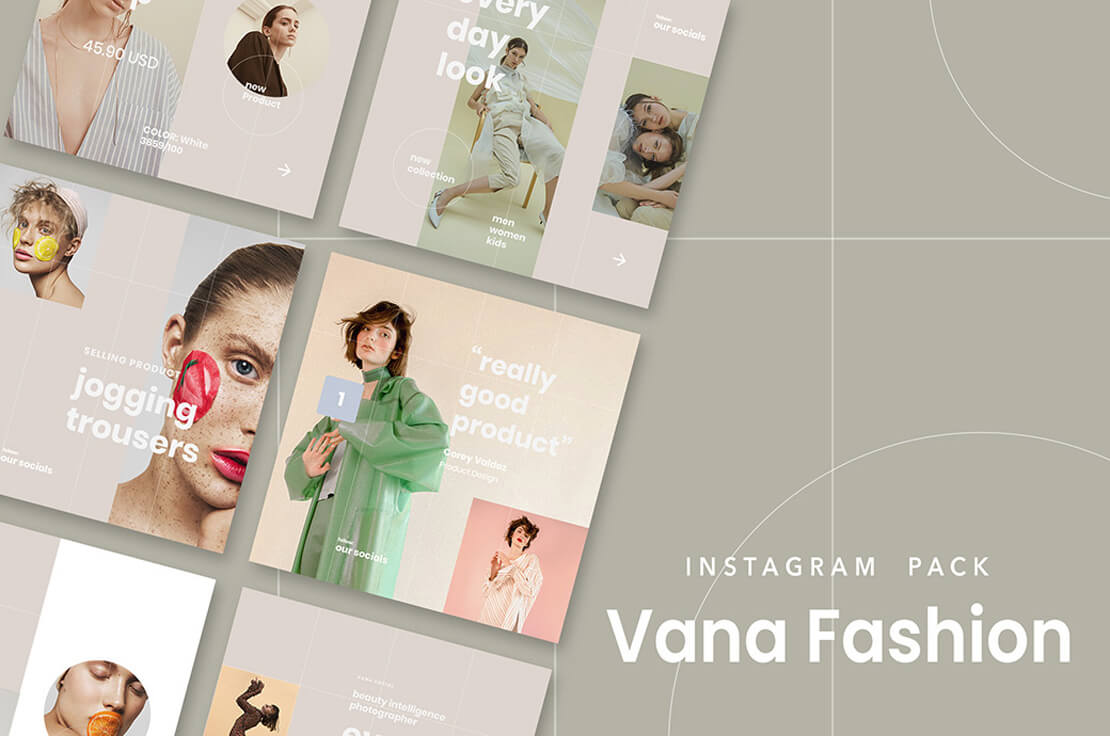 Vana Fashion Instagram Post Templates
