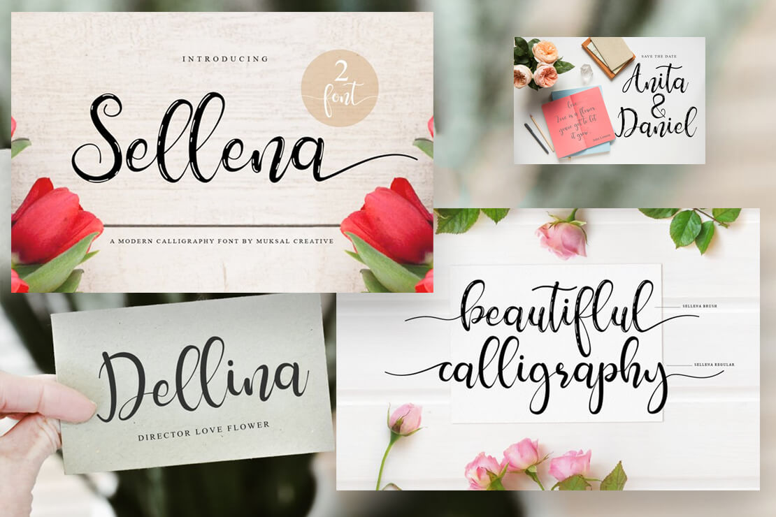 Sellena Kalligraphie-Schriften Duo
