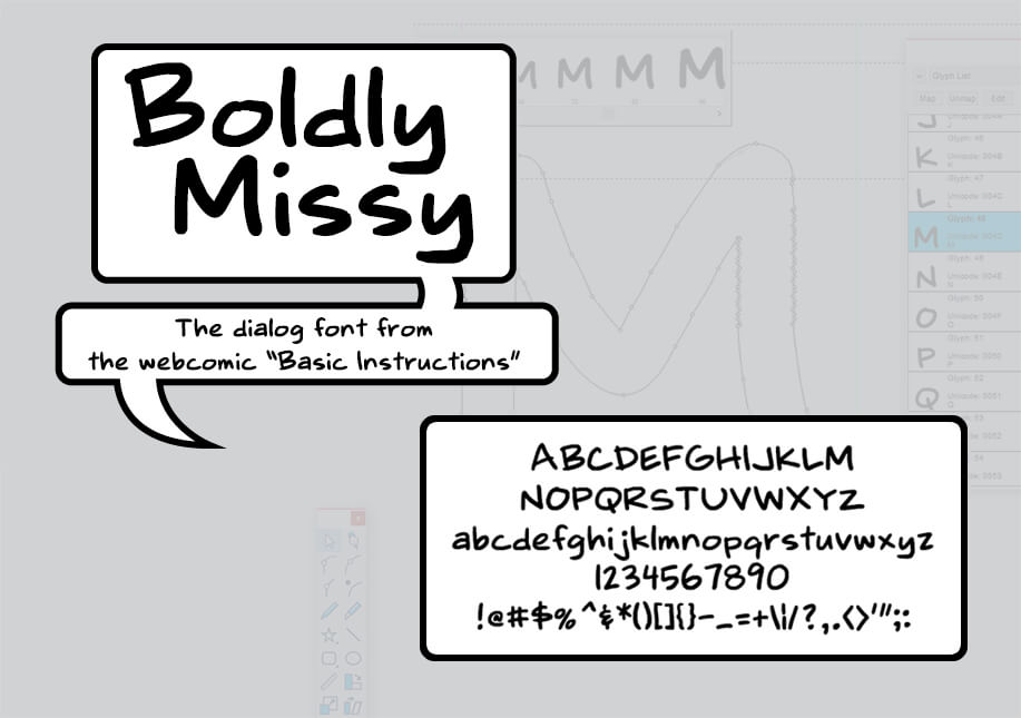 Boldly Missy: Handschrift als Comic Font