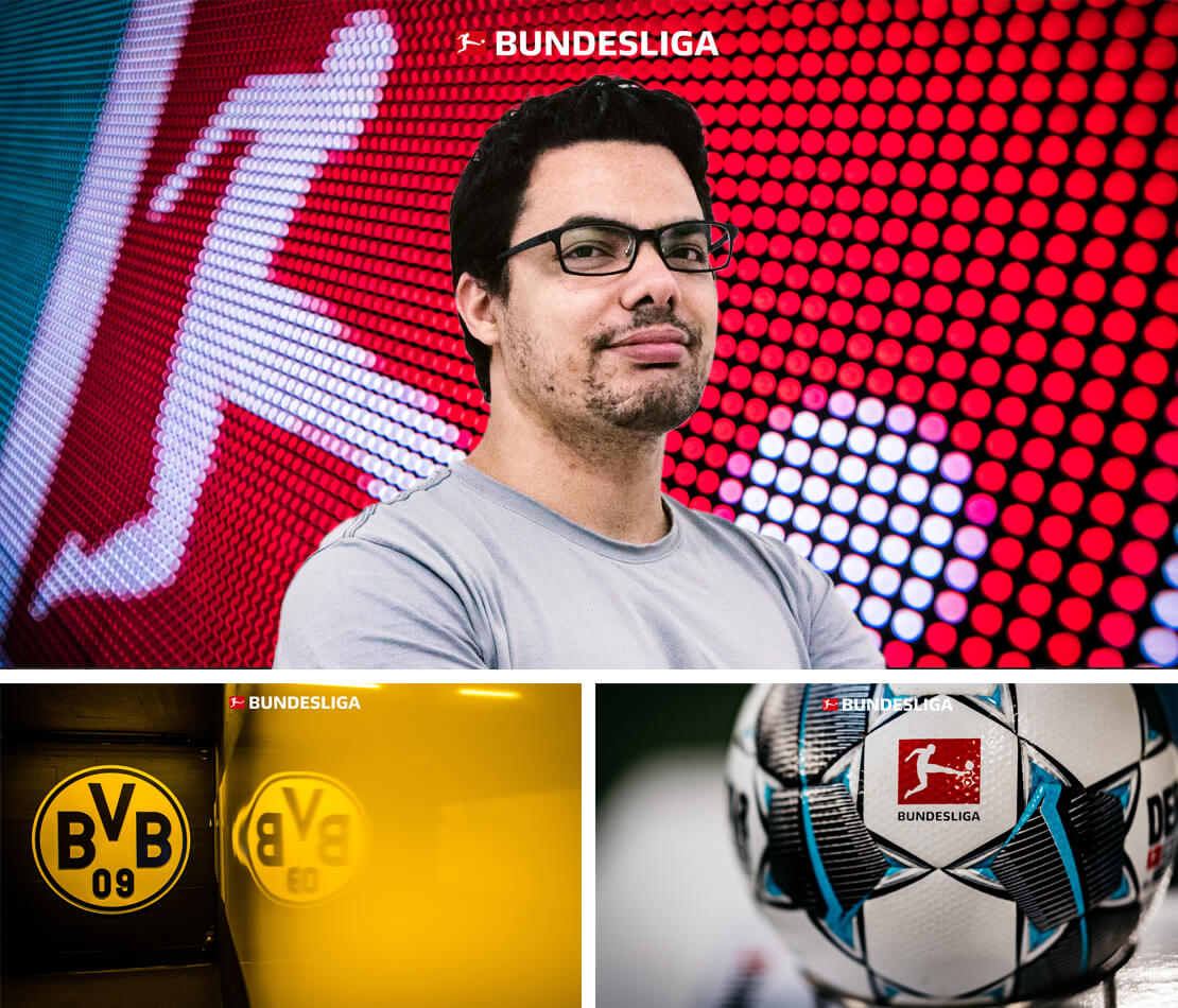 Bundesliga-Hintergründe für virtuelle Meetings
