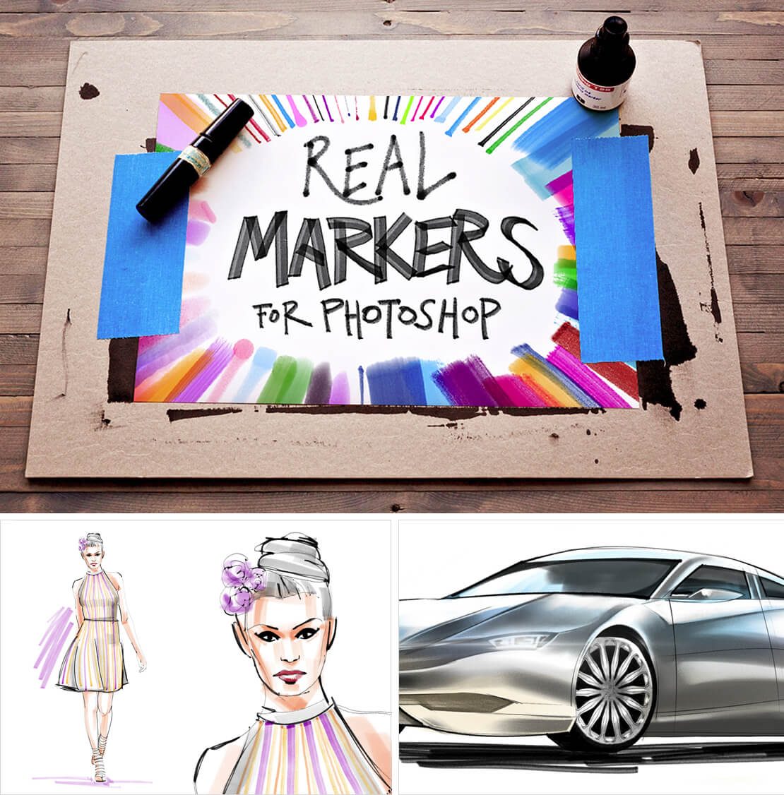 Real Markers for Photoshop