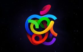 Wallpapers mit verspielten Apple-Logos für Desktop, iPad und iPhone