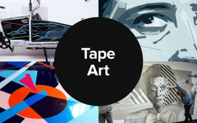 Tape Art: Die Kunst des Klebens (Definition, Künstler & DIY)