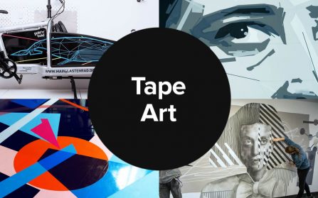 Tape Art: Die Kunst des Klebens (Definition, Künstler & DIY)