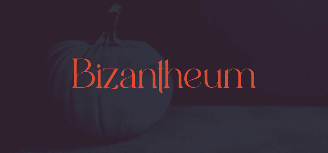 Bizantheum Schriftart zu Halloween