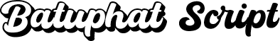 Font Batuphat Script