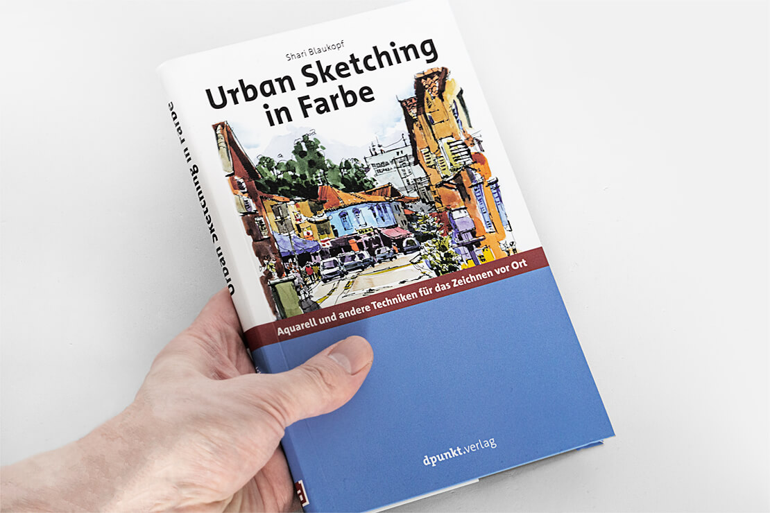 Urban Sketchin in Farbe (Buch-Cover)