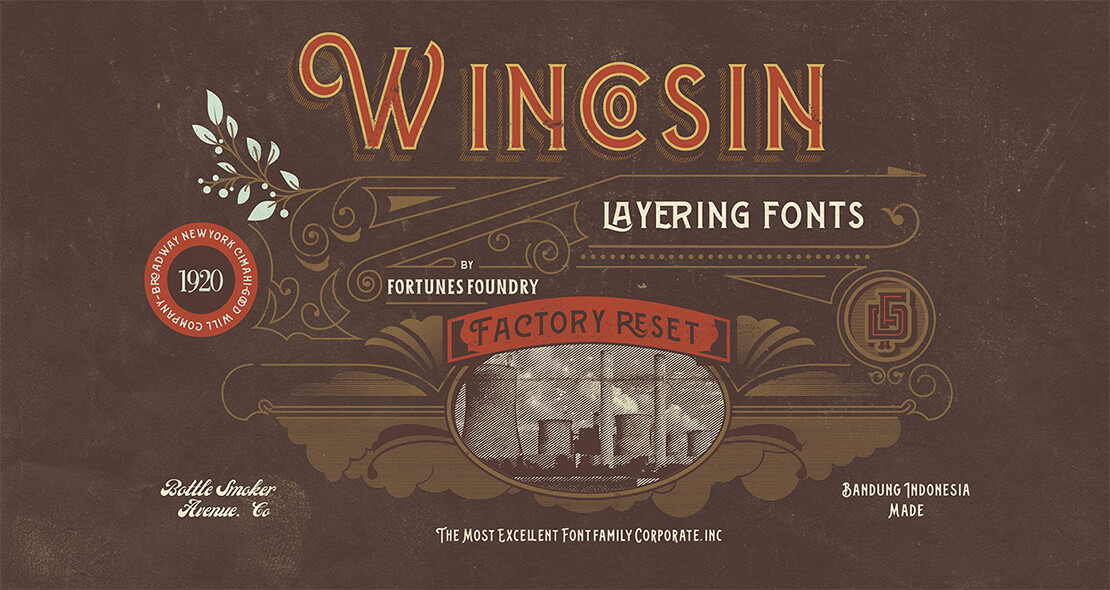 Winconsin Art Déco Typeface