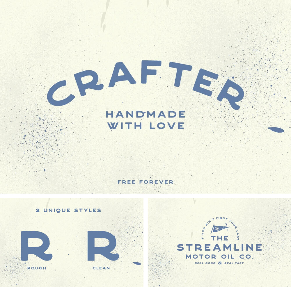 Crafter Vintage-Font