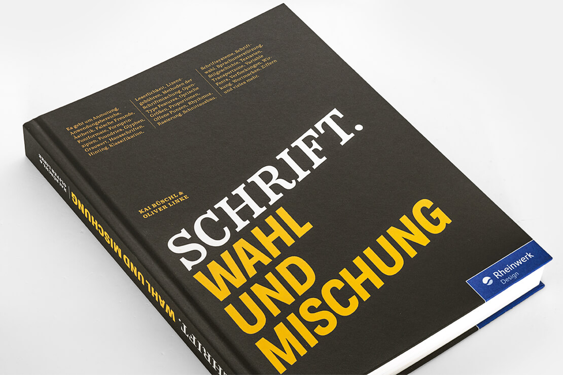 Schrift. Wahl und Mischung (Buch-Cover)