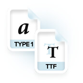 Type1 und TrueType