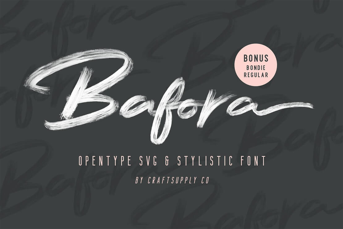 Bafora OpenType SVG-Fonts