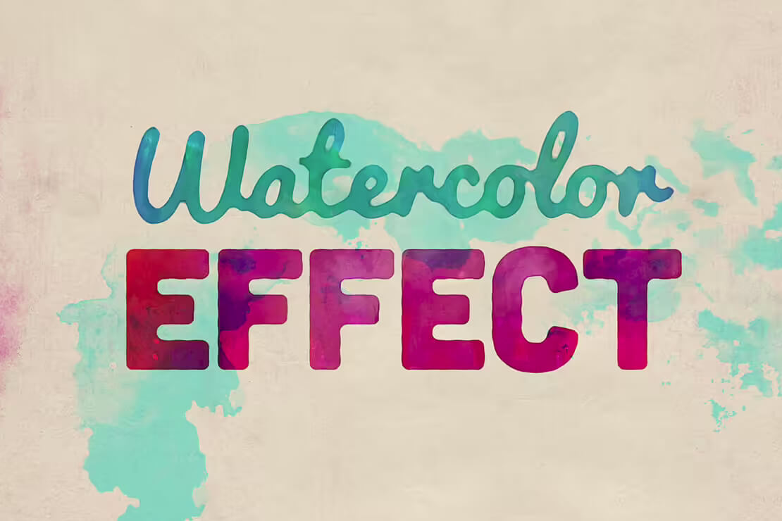 Hyperpix Watercolor Text Effect