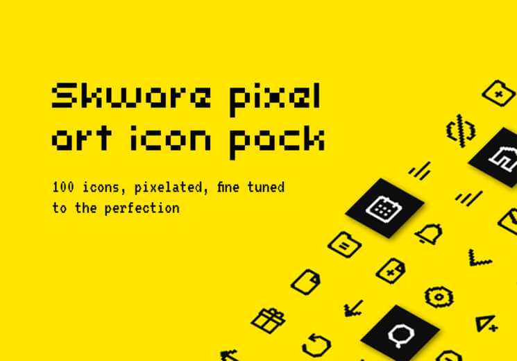 Skware: Pixel Art Icons zum Downloaden [