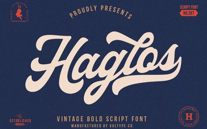 Free Fonts zum Downloaden: Haglos