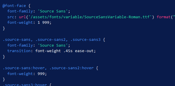 CSS und Variable Fonts