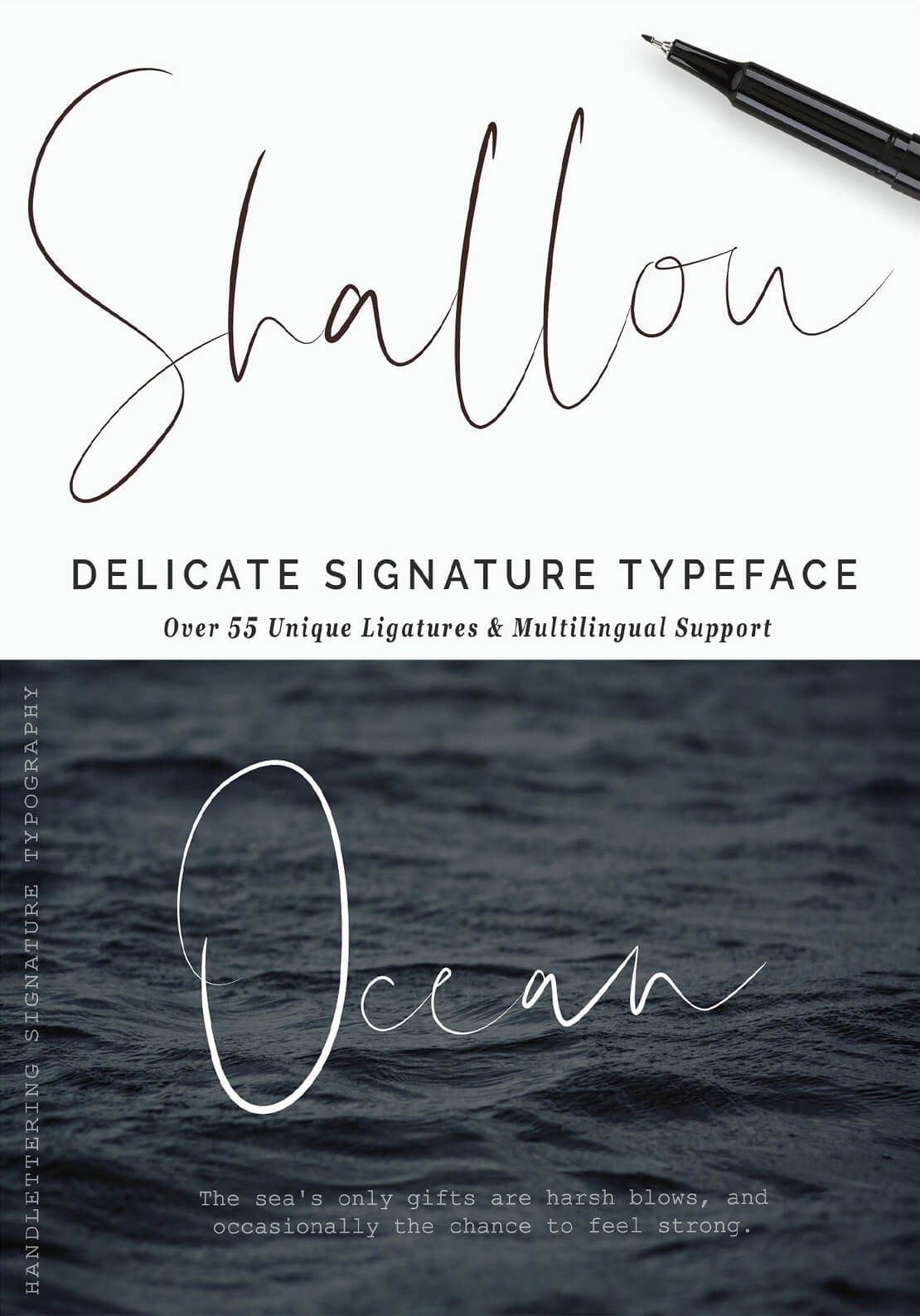 Shallou - Handmade Signature Font