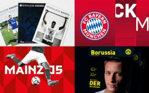 Die Schriften der Bundesliga-Vereine