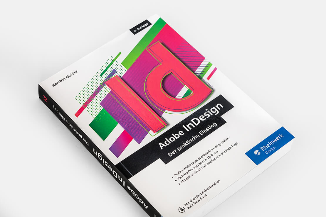 Adobe InDesign-Buch für den Einstieg (Buch-Cover)