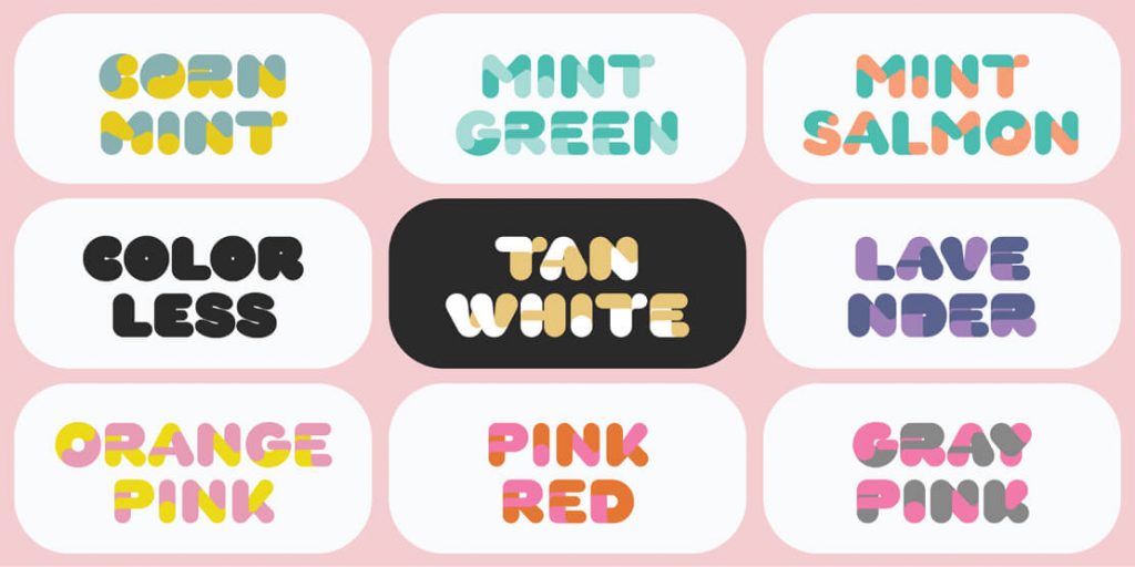 Variable Color Font Hamster: Variable-Color-Font von Fontwerk