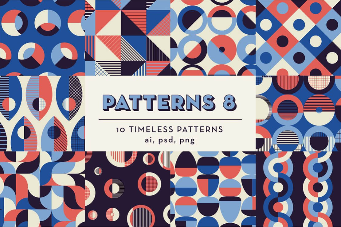 Geometric Vintage Patterns Download