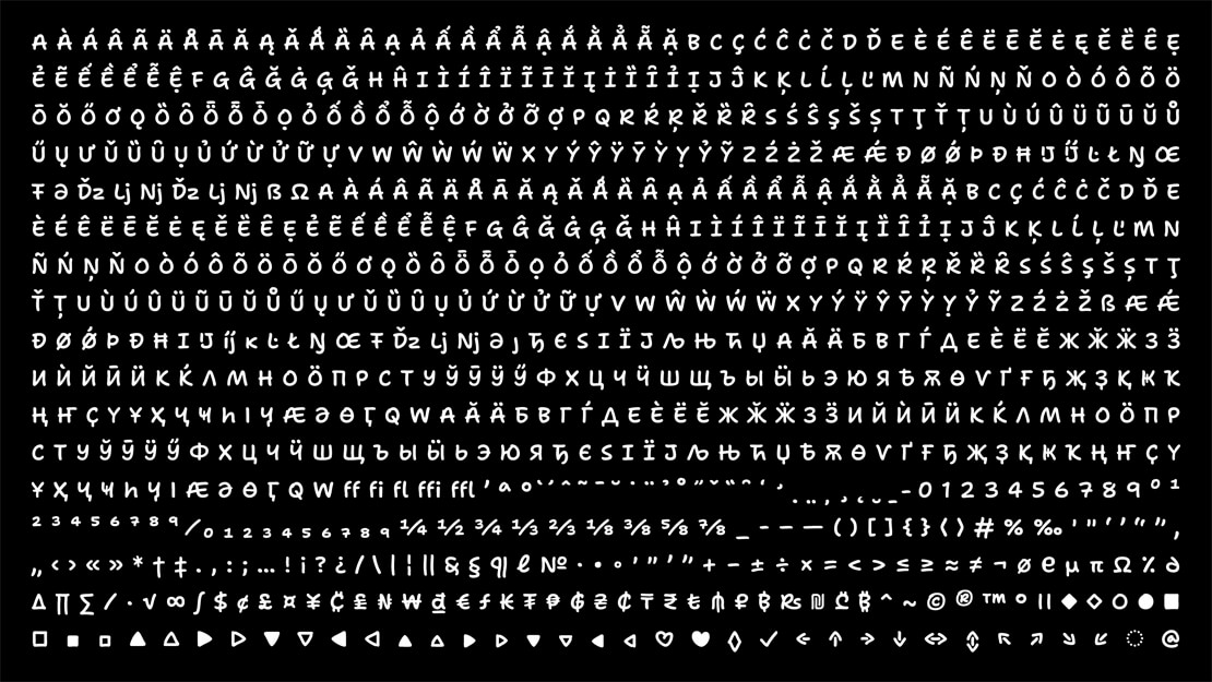 Buchstaben von Shantell Sans
