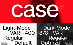 Überarbeitete Neo-Grotesk »Case 2.0«