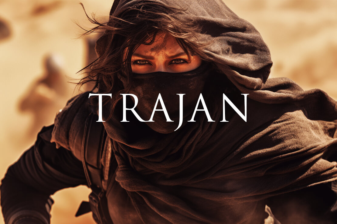 Trajan Schriftart für Filme