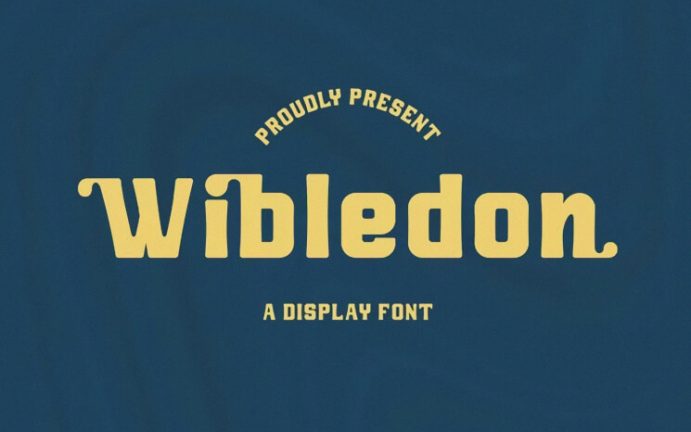 Kostenloser Font Wibledon