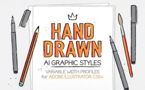 Hand-Drawn Illustrator Styles & Brushes