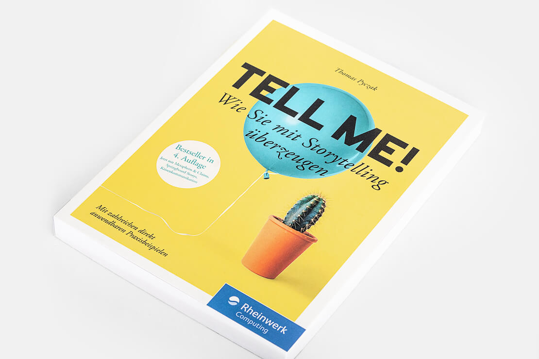 Tell Me! Wie Sie mit Storytelling überzeugen (Buchcover)