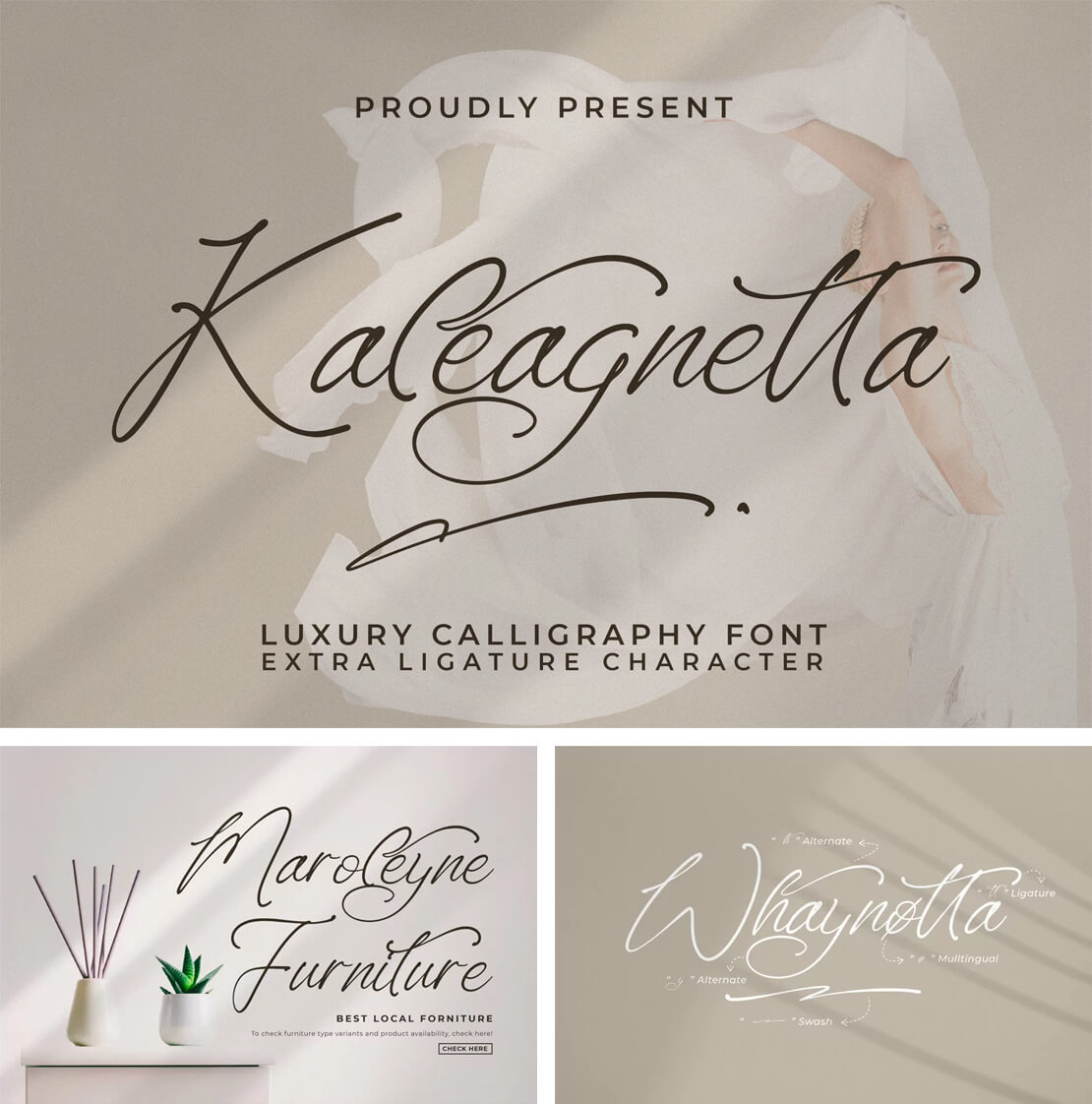Kaleagnetta Free Font