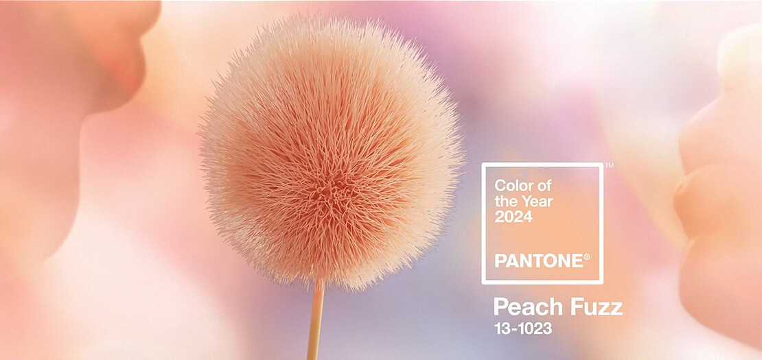 Pantone Farbe des Jahres 2024 »Peach Fuzz«