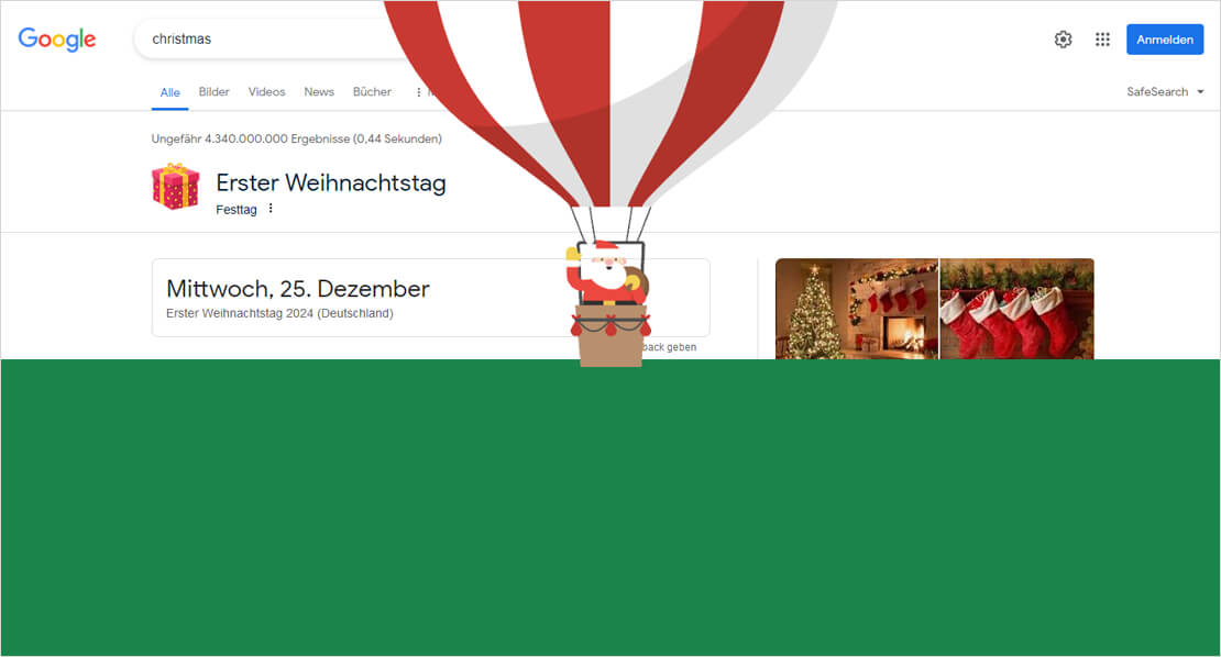 SantaTracker von Google zur Weihnachtszeit