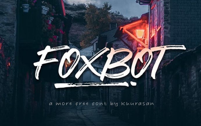 Free Fonts zum Downloaden: Foxbot