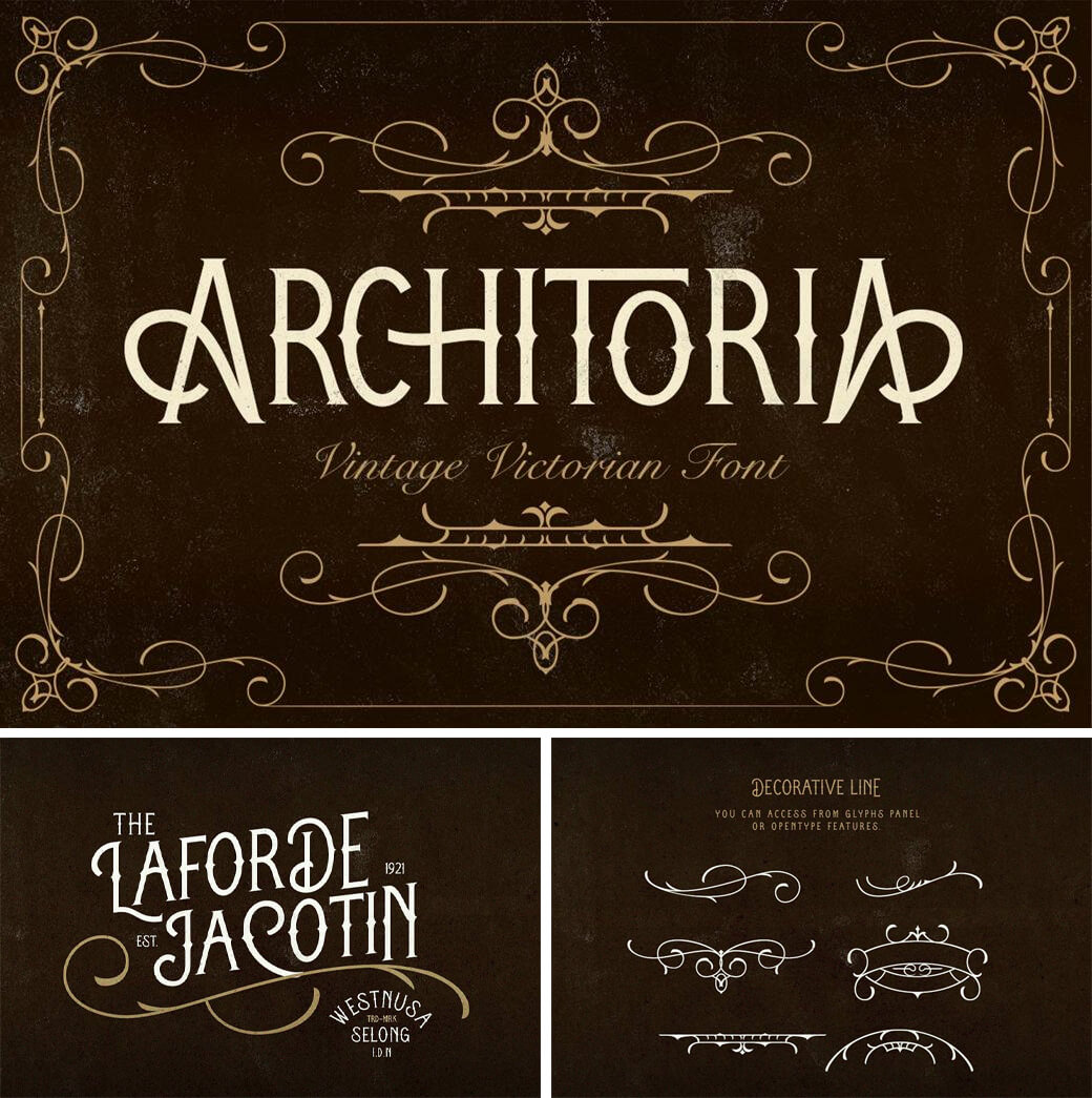 Architoria – Vintage-Font zum Downloaden