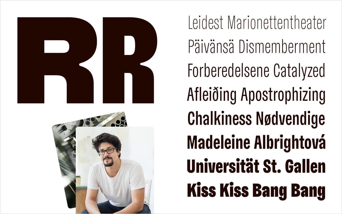 Font-Sample von »Gregory Grotesk«-Schriftart