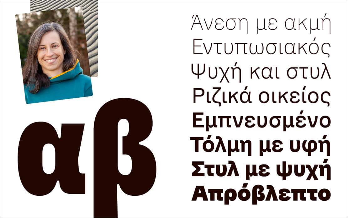 Gregory Grotesk Buchstaben