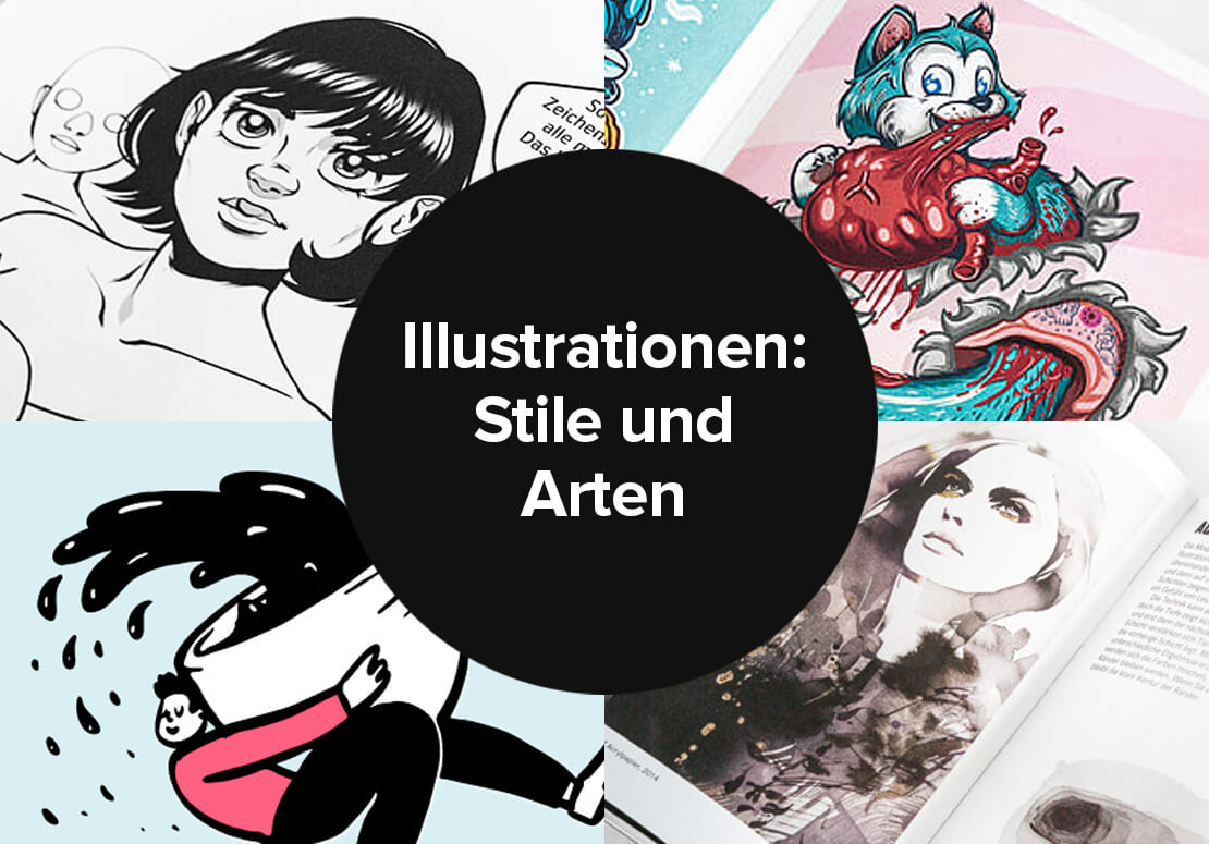 Illustrationsstile und -arten
