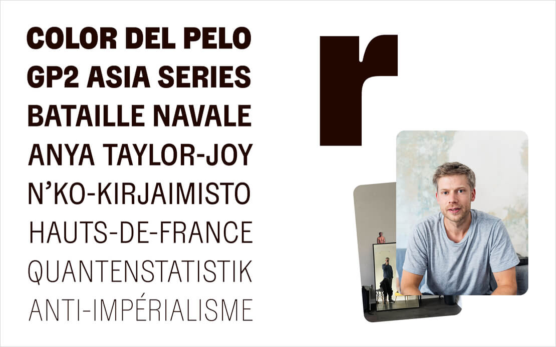 Schriftfamilie Gregory Grotesk