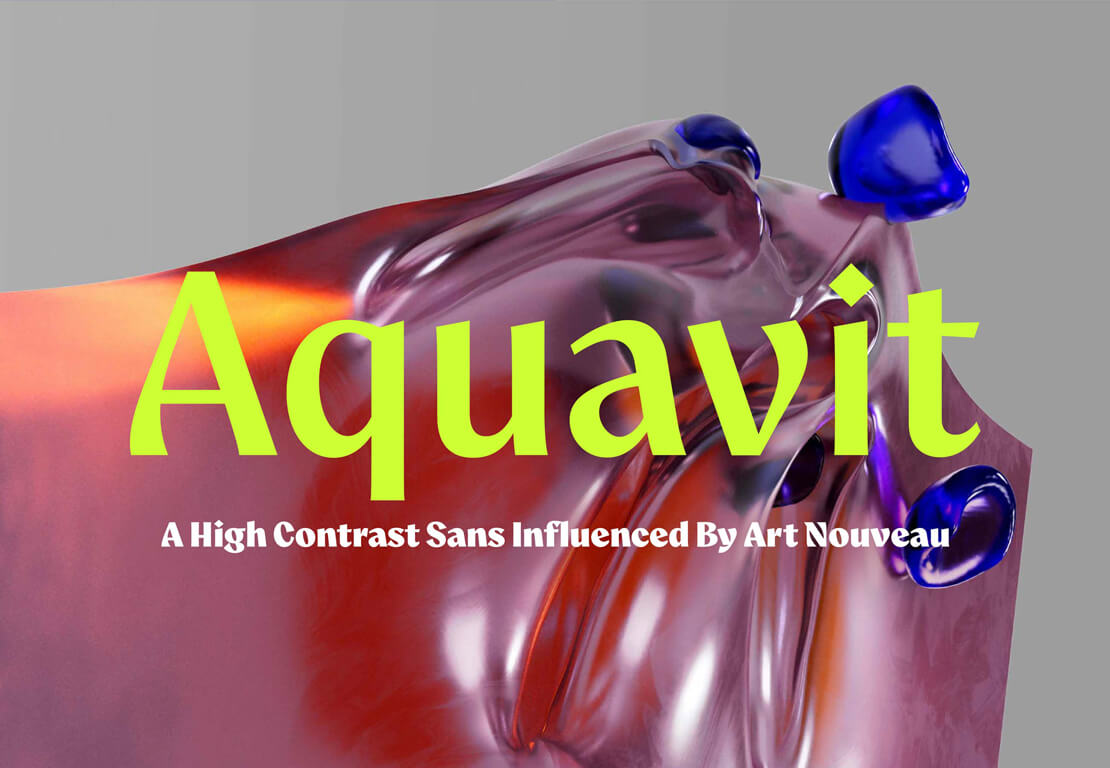 Aquavit Schriftfamilie
