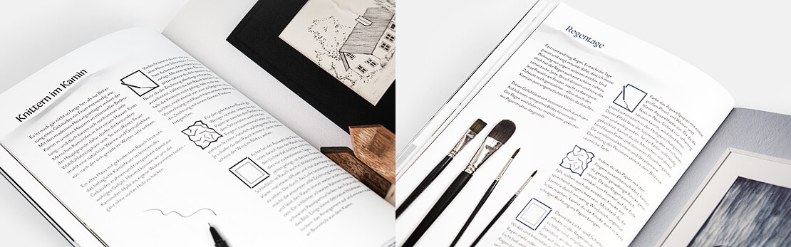 Seiten aus dem Buch »Bilder, die du knicken kannst«