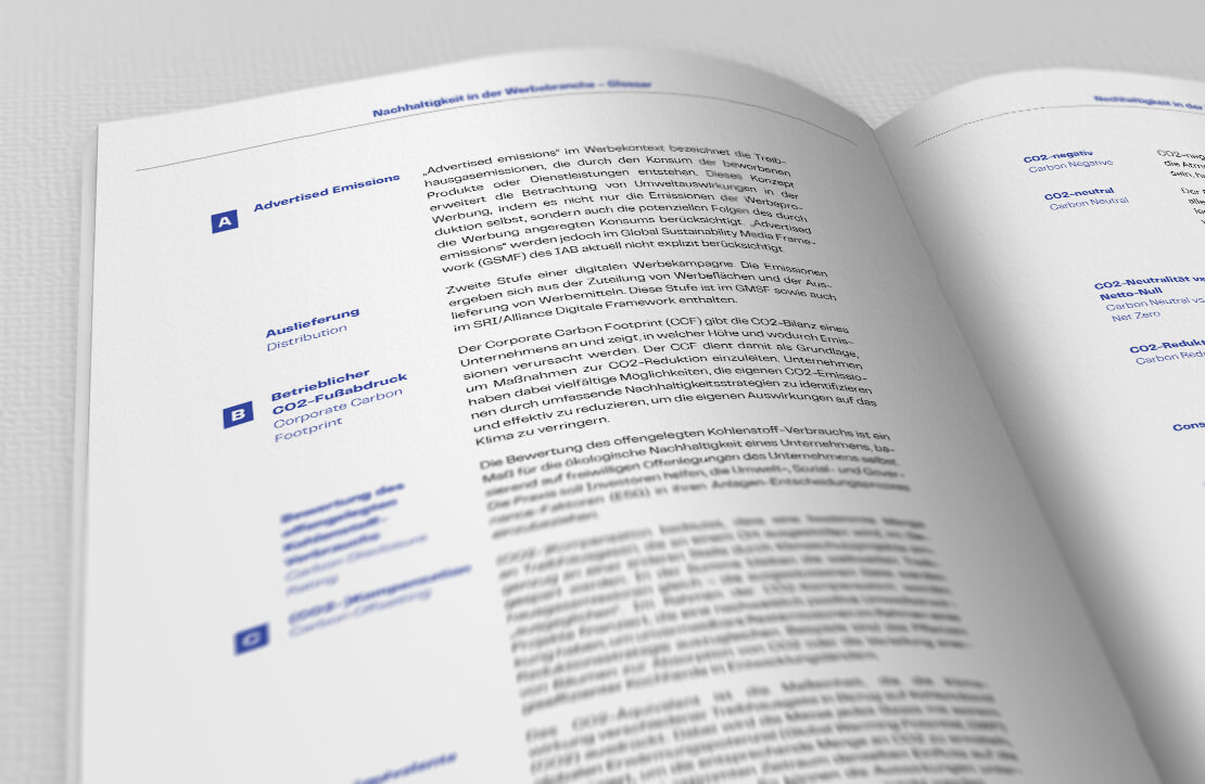 Glossar zur Nachhaltigkeit