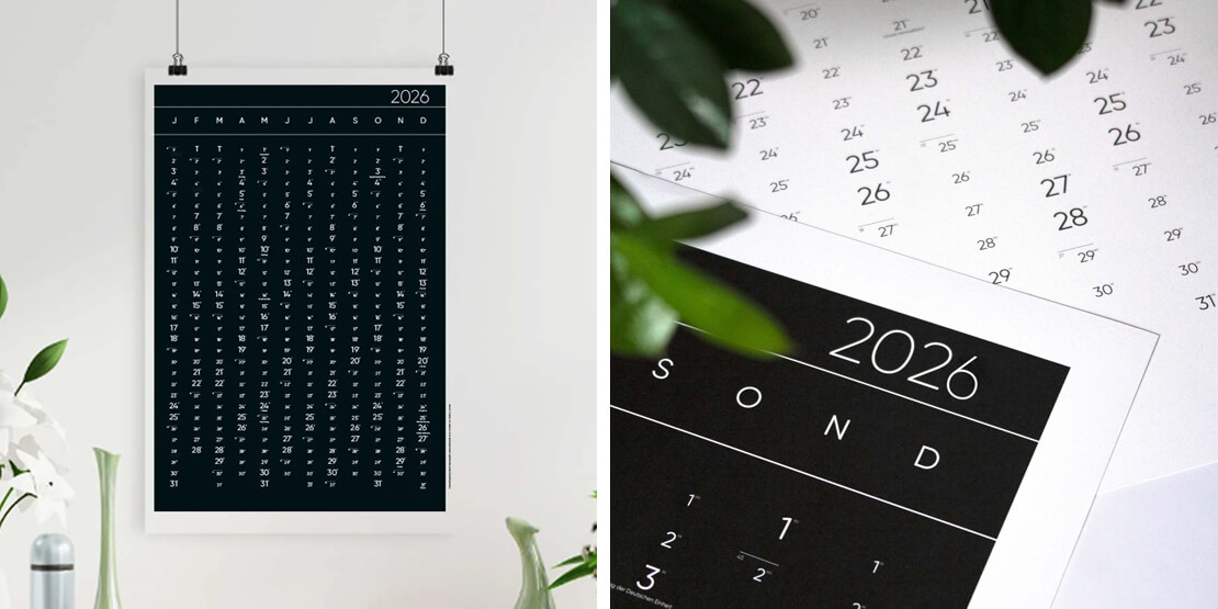 Jahreskalender 2026 von jo’s büro