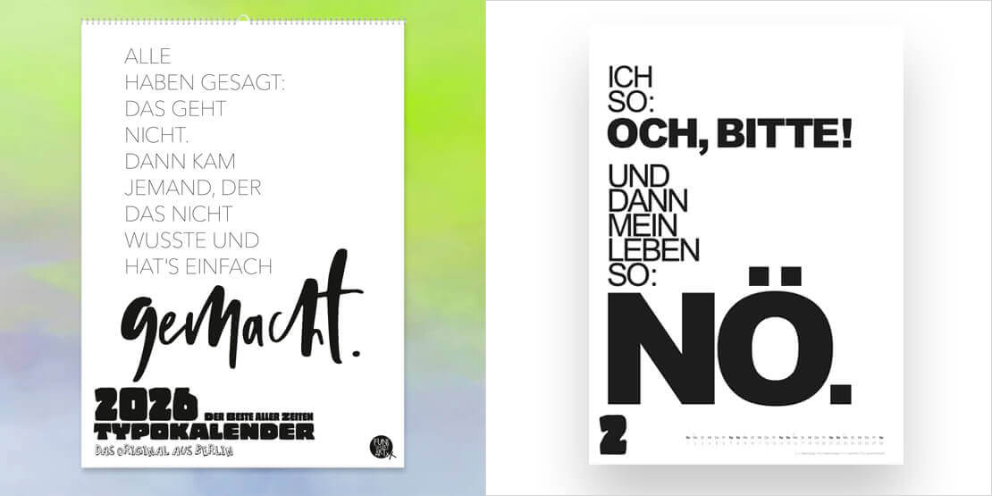 Typokalender 2026