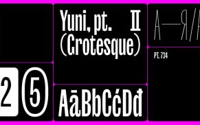 Yuni Grotesque: Schmale Sans mit Charakter