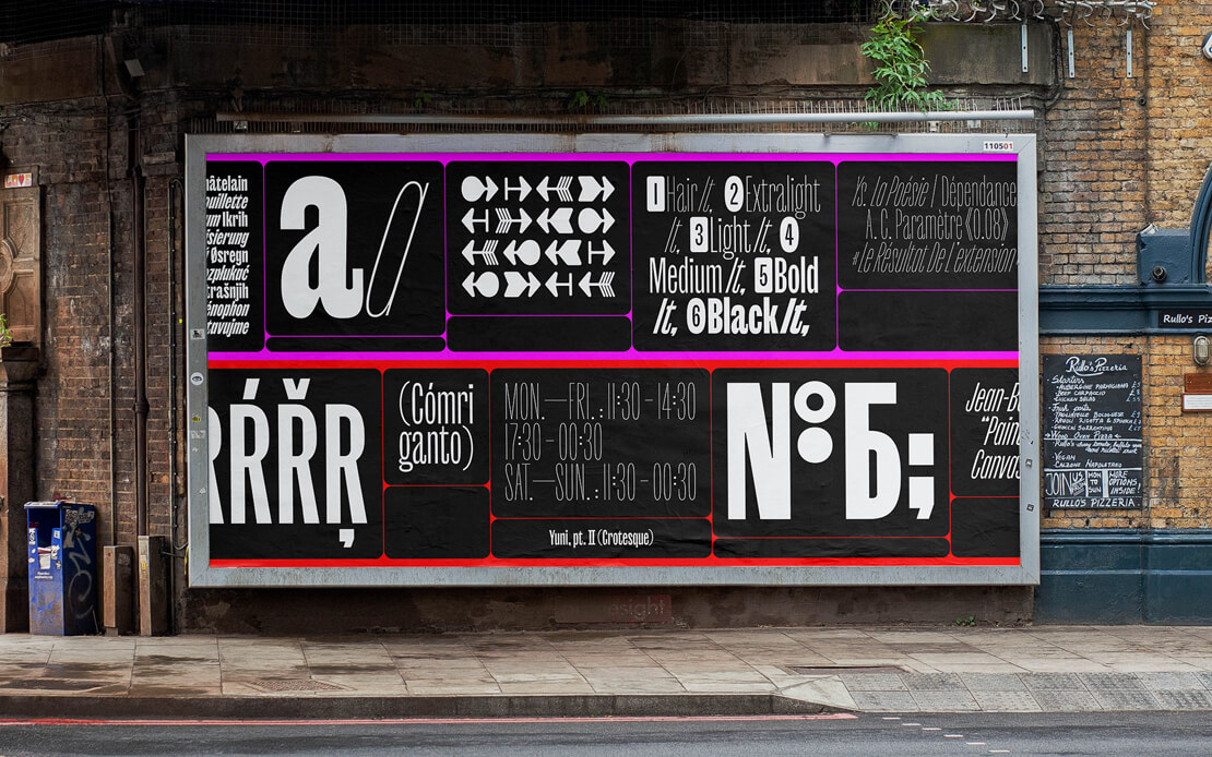 Yuni Grotesque Type-Design