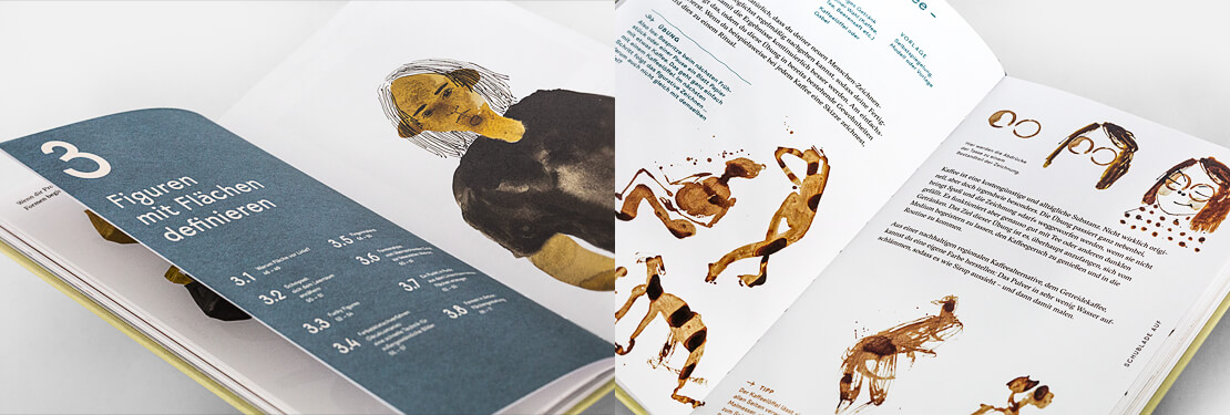 Seiten aus dem Buch »Menschen zeichnen«