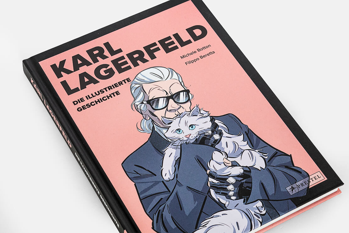Karl Lagerfeld Biografie illustriert